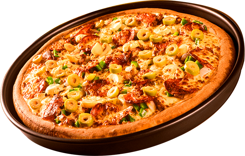 Pizza in a Round Pan